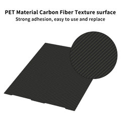 FYSETC Double Sided Textured PEI Build Plate 256 x 268MM PEI Sheet For Anycubic Kobra 3/Combo/ACE Pro Flexible Spring Steel Build Plate 3D Printer Accessories