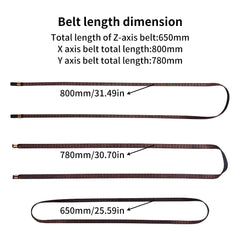 For Kobra 3 Combo Synchronous Belt Kobra 3 X Y Z 6mm/8mm Width Belt High Quality 3D Printer Replacement Parts for Kobra 3
