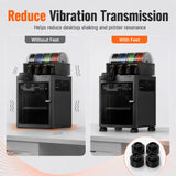 4Pcs Anti Vibration Feet for Bambu Lab X2D 3D Printer Shock Absorber Pads Reduce Resonance and Shaking