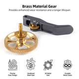 All Metal Hardened Steel Extruder Gear Kit for Bambu Lab A1 A1 Mini