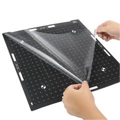 LightGrip Cutting Mat for Bambu Lab A2L H2D H2S H2C 3D Printer Low Tack Surface for Paper Cardstock with Protective Film