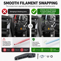 Filament Cutter Lever for Bambu Lab P2S 3D Printer
