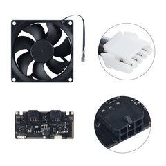 External Exhaust Fan Kit for Bambu Lab P2S 3D Printer Complete 9225 Cooling Fan Upgrade