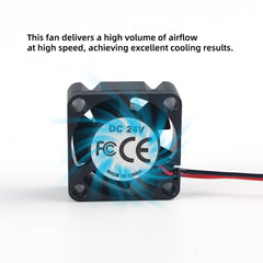24V DC Cooling Fan Replacement for Flashforge AD5X Extruder Hotend High Airflow 3D Printer Accessories