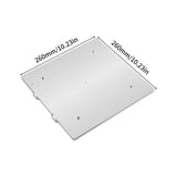 For Anycubic Kobra S1/ S1C Heating Platform Replacement Parts 8mm Aluminum Plate/Steel Sheet/1.5mm Sticker and Silicone Heater