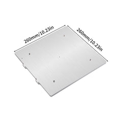 For Anycubic Kobra S1/ S1C Heating Platform Replacement Parts 8mm Aluminum Plate/Steel Sheet/1.5mm Sticker and Silicone Heater