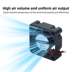3010 DC 24V Brushless Print Head Cooling Fan  for Anycubic Kobra 3 3D Printer High Airflow Low Noise Replacement