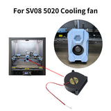 For SV08 3010 4010 5020 Double Ball Cooling Fan Fast Cooling and Silent Fan for SV08 3D Printer