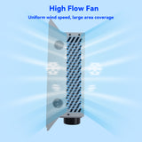 For Bambu A1 X-axis Auxiliary Fan Upgrade High Quality Rapid Cooling Fan with Led Lighting 3D Printer Parts for Bambu A1
