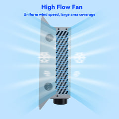 For Bambu A1 X-axis Auxiliary Fan Upgrade High Quality Rapid Cooling Fan with Led Lighting 3D Printer Parts for Bambu A1