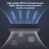 HEPA13 Activated Carbon Composite Air Filter Cartridge for Bambu Lab P2S 3D Printer High Adsorption Purification Filter Element