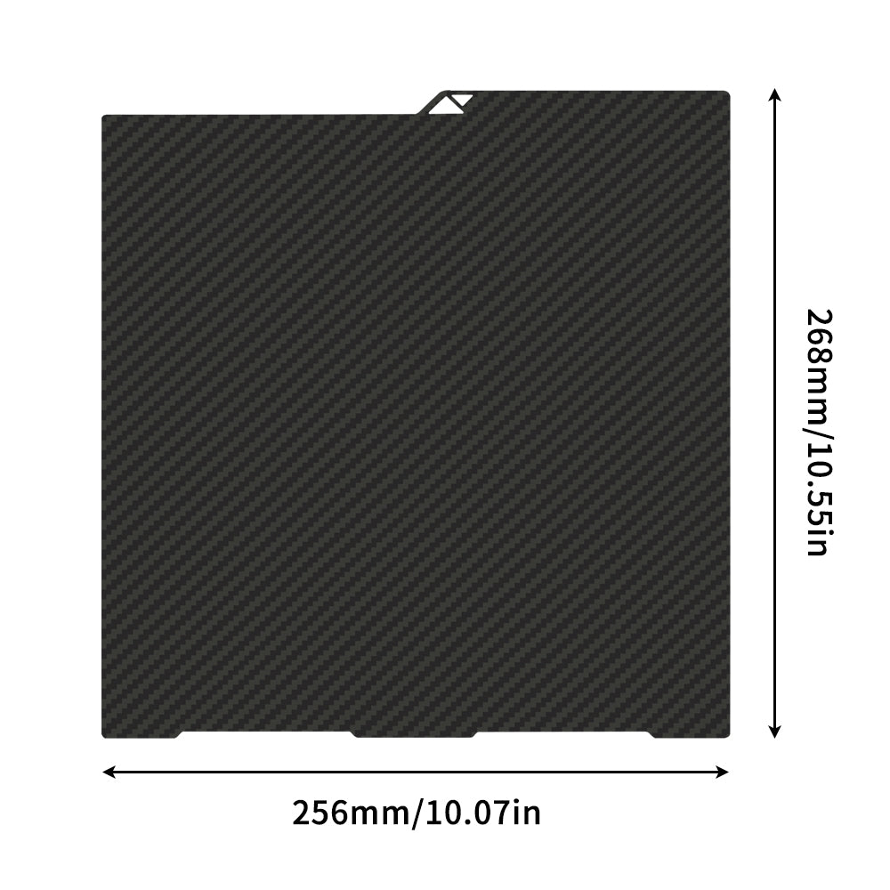 FYSETC Double Sided Textured PEI Build Plate 256 x 268MM PEI Sheet For Anycubic Kobra 3/Combo/ACE Pro Flexible Spring Steel Build Plate 3D Printer Accessories