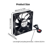 DC 24V 80x15mm Cooling Fan Kit  for Anycubic Kobra S1C / S1 Combo