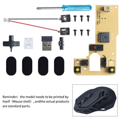 For Bambu lab 3D Printing Wireless Mouse DIY Creative Model 3D Printer Parts Computer Parts
