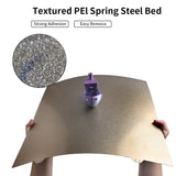 330 * 330mm Double Sided Textured Pei Sheet and Magnetic Build Plat For Elegoo Neptune 3 Plus/4 Plus, Geeetech A30, Tronxy X3S/ X5S /X5SA Pro and QIDI TECH X-Max 3