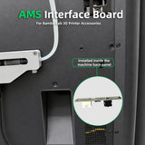 Replacement AMS Connector Board for Bambu Lab AMS Interface Board 24V Power Distribution Communication Module 3D Printer Part