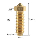 FYSETC 10PCS/SET 0.4mm Brass Nozzles For ANYCUBIC Kobra 2 Kobra 2 Plus Kobra 2 Max Kobra 2 Pro Kobra 2 3D Printer Hot End for 1.75mm Filament