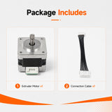 High Precision Extruder Motor for Anycubic Kobra S1 S1C 3D Printer 10 Tooth Gear Low Noise Stable Operation Direct Replacement