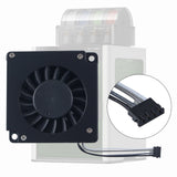 4510 DC 5V PWM Controlled Hotend Blower Fan for Bambu H2D 3D Printer Dual Ball Bearing 4.2CFM 8500RPM Replacement