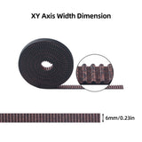 2GT 6mm Width Timing Belt XY Axis Complete Kit For Anycubic S1C 3D Printer Motion Transmission Replacement