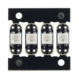 FYSETC Neopixel Sequins with RGB WS2812 3535 Glow RGB LED and 1M 26AWG Teflon Cable for Voron Mini SB Extruder