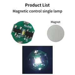 For Bambu Lab Ring/Single/Y Shape LED Light with Magnetic Control DIY 3D Printing Model Parts for Bambu voron AD5M K1 Kobra