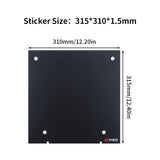 For Creality K1 MAX Upgraded Graphite 8mm Build Plate Fast Heating Ultra-flat 3d Printer Replacement Parts for K1 MAX