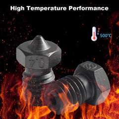 FYSETC 10pcs E3D V6 Hardened Steel Tungsten Carbide Coated Nozzles High Temperature Resistance and High Quality 3d Printer Parts