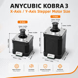 Stepper Motor for Anycubic Kobra 3 X Axis Y Axis 42 Motor  Replacement Part for Kobra 3 X Print Head Bed Movement