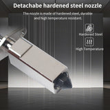 For SV08 Upgraded Hotend High Temperature Resistance Supports Fast Printing With Hardened Steel 0.4mm Nozzle For SV08 3D Printer