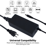 Switching Adapter 24V 4A for AMS 2 Pro Bambu Lab 3D Printer AC DC Adapter 5.5x2.1mm US/UK Plug 96W for Drying Function