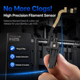 Filament Sensor for Bambu Lab H2S 3D Printer Hall Effect Board Extruder Part Detects Filament Presence and Cutter Position