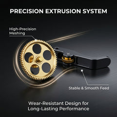 All Metal Hardened Steel Extruder Gear Kit for Bambu Lab A1 A1 Mini