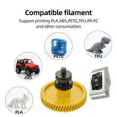 Hardened Steel Extruder Gear Kit for Bambu Lab P2S