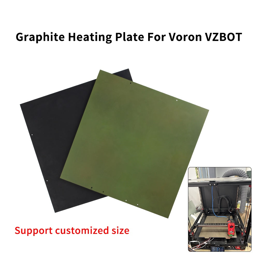 FYSETC Graphite Build Plate Low Thermal Expansion and High Conductivit
