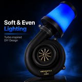 DIY Turbo Lamp Kit for 3D Printing Projects Creative Desk LED Light USB Powered 5V 2W with Switch for Maker Desktop Decoration
