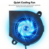 5015 DC24V Dual Ball Bearing Blower Cooling Fan With 3Pin Connector for Snapmaker U1 Print Head Extruder Nozzle Cooling Replacement