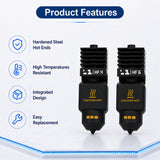 Hardened Steel High Flow Hotend 0.4mm 0.6mm for Bambu Lab P2S X2D 3D Printer Quick Swap Magnetic Installation