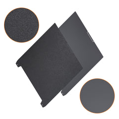 For Creality K2 Plus Black PEI Frosted Build Plate 370x370mm High Strength & Wear Resistance Easy Mode Steel Sheet for K2