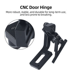 CNC Metal Door Hinge  Kit Support 180°&270° Opening for Bambu Lab P2S 3D Printer Cabinet Door Upgrade