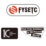 FYSETC 10th Anniversary Commemorative Stickers Various Styles Funny Stickers