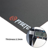 FYSETC 1.5mm Hard Surface Magnetic Stickers High Temperature Resistance 3D Printer parts for 3D Printer Steel Sheet