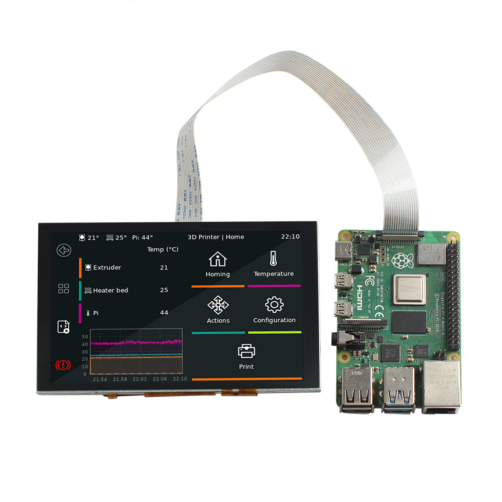 FYSETC Raspberry Pi 5 inch DSI Touch Screen MIPI LCD V1.1 5 Inch LCD T