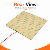 250x250mm Silicone Heater Pad for 3D Printer Heated Bed 220V 450W Fast Heating Heatbed Upgrade with 3M Adhesive Backing