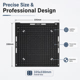 LightGrip Cutting Mat for Bambu Lab A2L H2D H2S H2C 3D Printer Low Tack Surface for Paper Cardstock with Protective Film