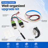 LED Light Strip Kit for Creality SPARKX i7 3D Printer Upgraded Cold White Chamber Lighting Plug and Play USB Powered