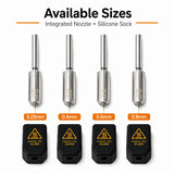 Integrated Hardened Steel Nozzle Kit for Anycubic Kobra S1 Max 3D Printer 0.25 0.4 0.6 0.8mm  Nozzle with Silicone Sock
