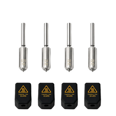Integrated Hardened Steel Nozzle Kit for Anycubic Kobra S1 Max 3D Printer 0.25 0.4 0.6 0.8mm  Nozzle with Silicone Sock