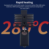 For QiDi X plus 3 / X max 3 Upgraded Hotend Kit High Temperature Resistant Printing Stable Support for Fast Printing