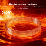 Low Resistance Star Shaped PTFE Tube for 1.75mm Filament 5 Meter  Teflon Tube 260°C Heat Resistant for 3D Printer
